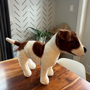 Melissa and Doug jack Russel terrier dog plus toy